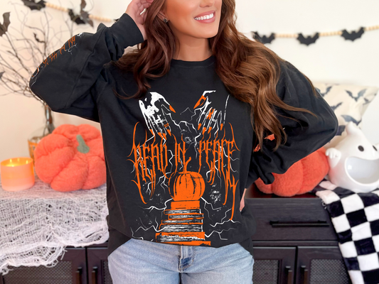 Halloween RIP Sweatshirt with Sleeve