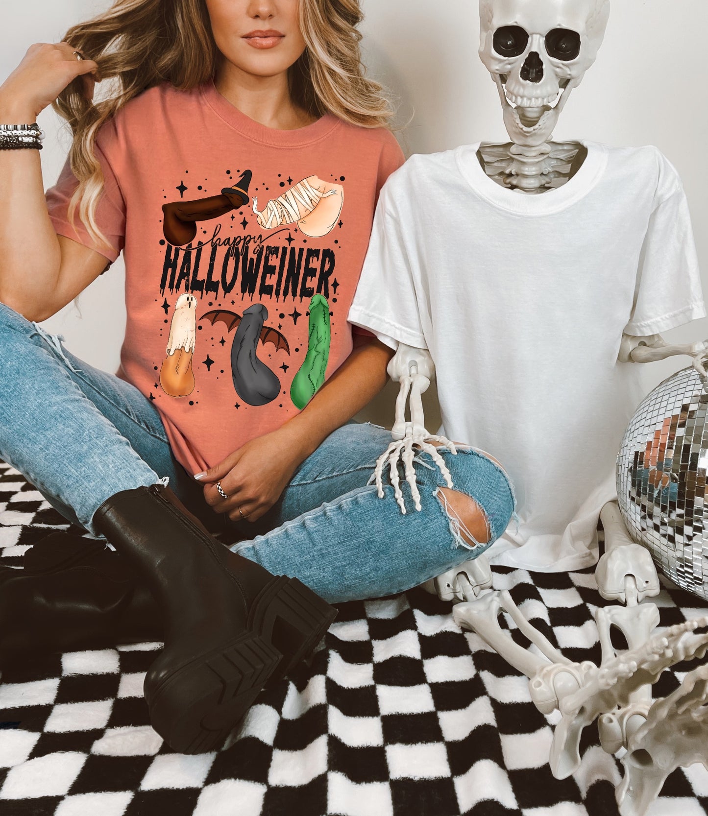 Happy Halloweiner Vintage Tee